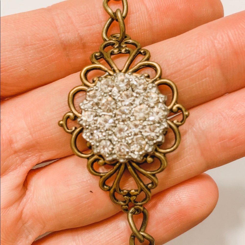 Antique crystal bracelet